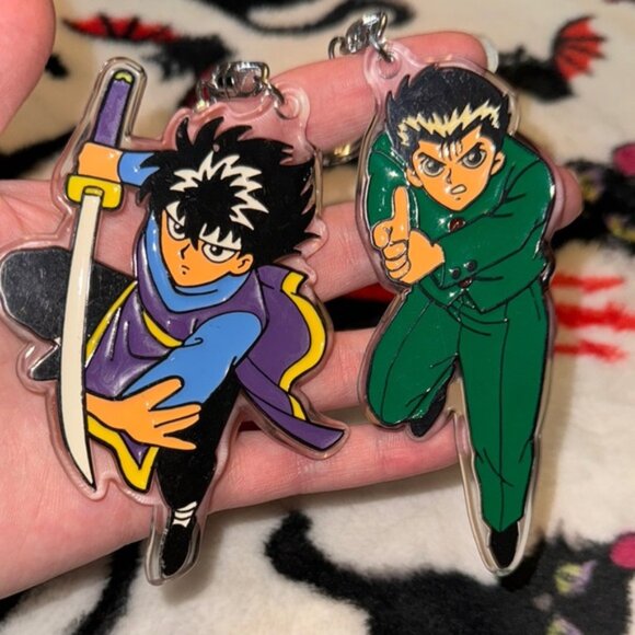 Accessories - 1993 Vintage Yu Yu Hakusho Keychains